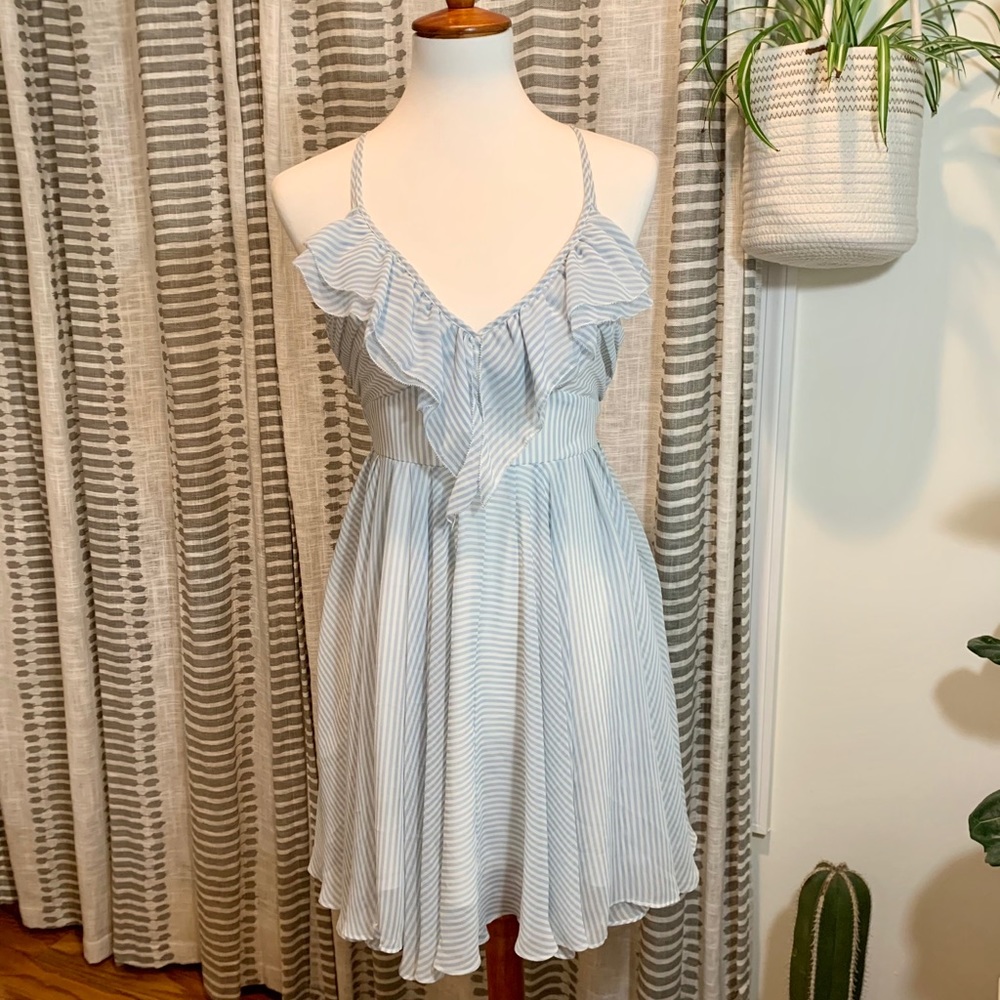 Guess Starlight Blue Stripes Julia Dress